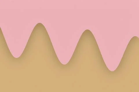 A soft undulating composition blends blush pink and warm beige curves into .. Stock Illustration