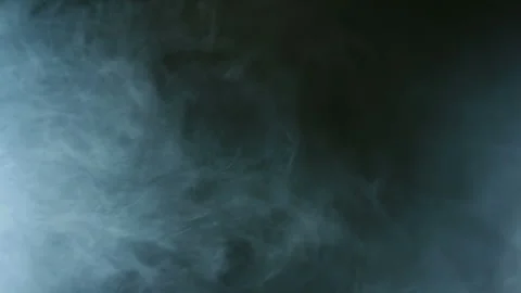 Soft vapor clouds drifting dark background. Abstract fog smoke texture overlay. Stock Footage 345682195