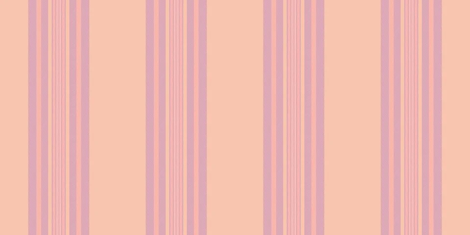 Soft vertical striping builds a bold textile pattern with a balanced band rhy Illustrazione stock
