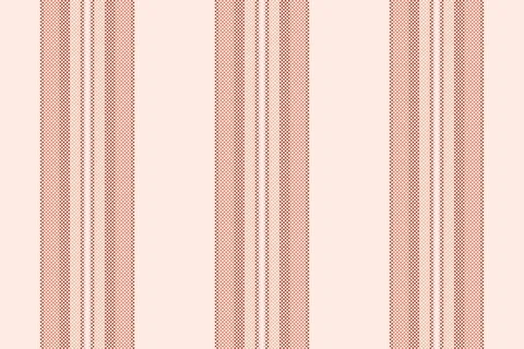 Soft vertical striping builds a linen textile pattern with a measured vertica Stock Illustration