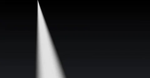 Soft volumetric high-beam spotlight moving seamless loop. Elegant single re.. 库存插图