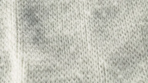 Soft warm clothes. Flight of the camera above the surface of the fabric Stock Footage 103620920