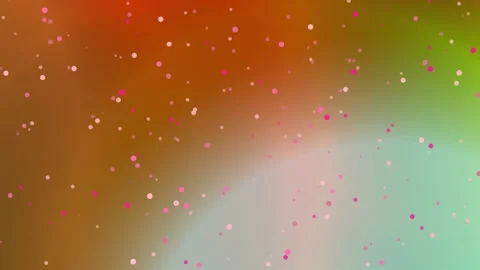 Soft Warm Gradient and Floating Pink Dust Abstract Background Video stock 336268739