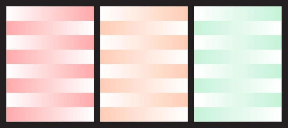 Soft warm gradient striped backgrounds for elegant design use Illustrazione stock