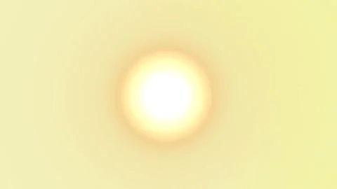 Soft, Warm Light Radiating from Center of Pastel Yellow Background 스톡 일러스트