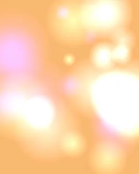 Soft warm orange bokeh background with glowing abstract lights and smooth o.. Stock Illustration