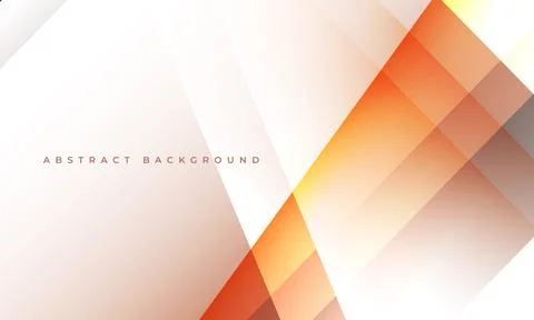 Soft warm orange layered squares, abstract background with translucent panels Stock Illustration
