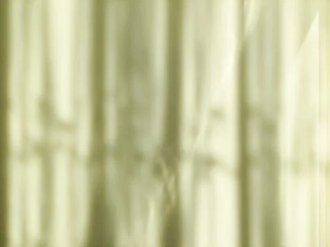 Soft Warm Sunlight and Abstract Shadows on Beige Wall Stock Photos