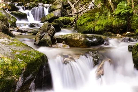 Soft water river Stock Photos