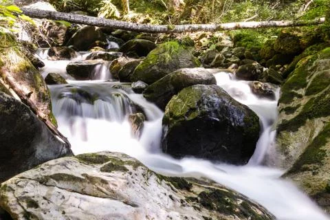 Soft water river Stock Photos