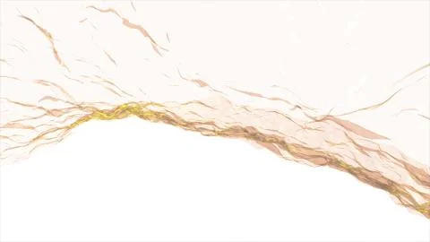 Soft water silk gentle flow and waving digital simulation turbulent abstract Stock Illustration