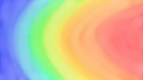 Soft watercolor of rainbow patterns. Stock Illustration