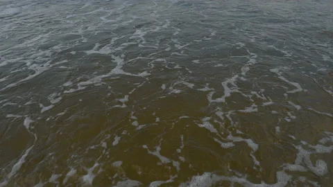 Soft wave on a beach Stock Footage 138130721