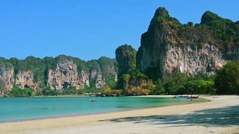 Soft wave with the blue ocean on a sandy beach. Stock Footage 152807759