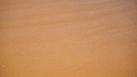 Soft wave of blue water on sandy beach. Seascape background Stock Footage 72167939