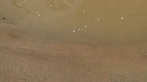 Soft wave of the river in nature. Video stock 82302659