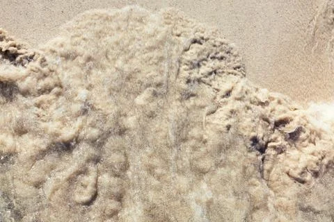 Soft wave of the sea on the beach Фото