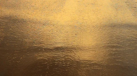 Soft waves and golden sands Stock Footage 40470618
