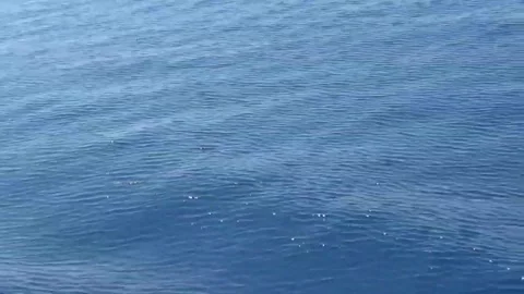 Soft waves of dark sea water caused by the movement of a ship 库存影片 335758737