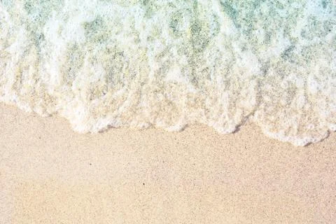 Soft waves with foam. Stock Photos