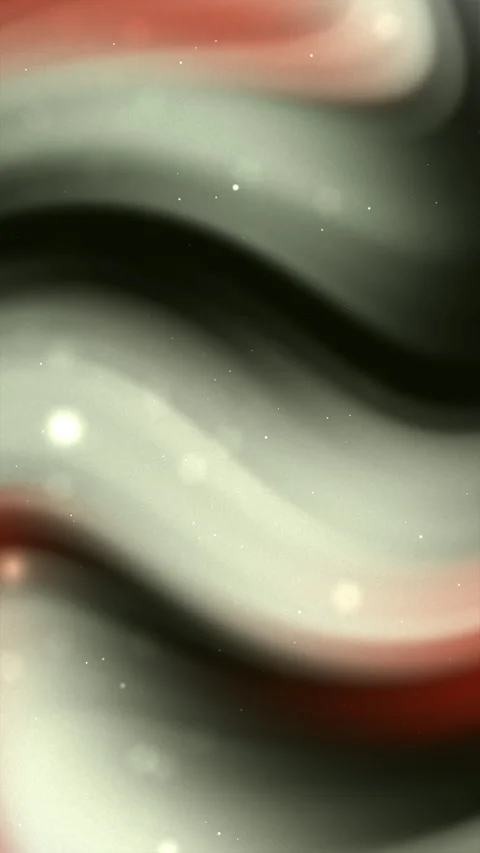 Soft waves of red, white, and gray flow gently Stock Footage 336781874