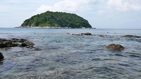 Soft waves in the sea Stock Footage 84476335