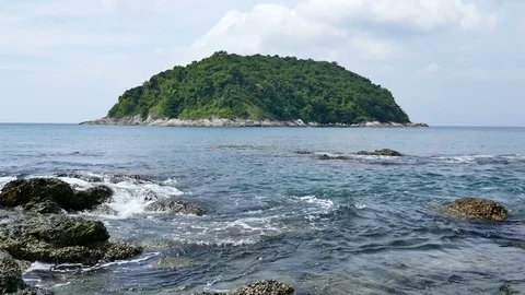 Soft waves in the sea Stock Footage 84481500