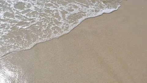 Soft waves in the sea Stock Footage 84483579