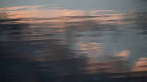 Soft waves on the surface of a forest pond Stock Footage 219586632