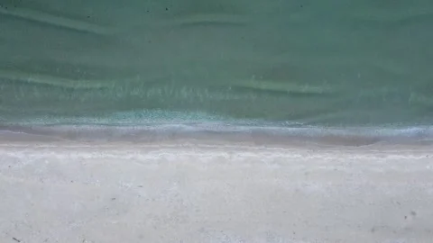 Soft Waves Touching Beach Sand in Istanbul’s Marmara Coast, 4k Stock Footage 314306868