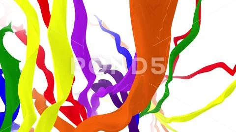 Soft waving striped fabric abstract lines illustration background new art Stock Illustration