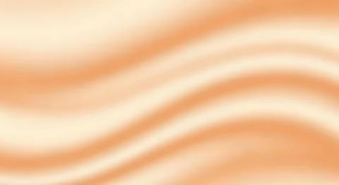 Soft wavy peach and light orange gradient background with smooth flowing ab.. Illustrazione stock