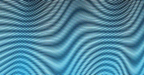 Soft wavy vector moire effect in blue halftones. Stock Illustration