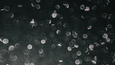Soft white bokeh light drifting across a pale abstract background for elega.. Stock Footage 340034594