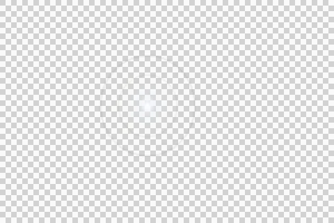Soft white circular glow with delicate golden rings on transparent background Stock Illustration