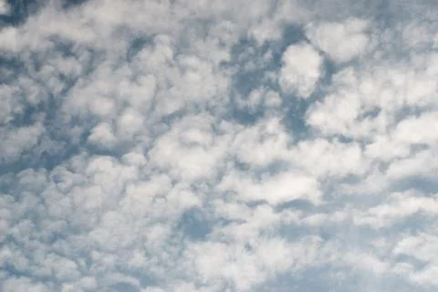 Soft White clouds in the blue sky, Blue sky and clouds background. Stock Photos