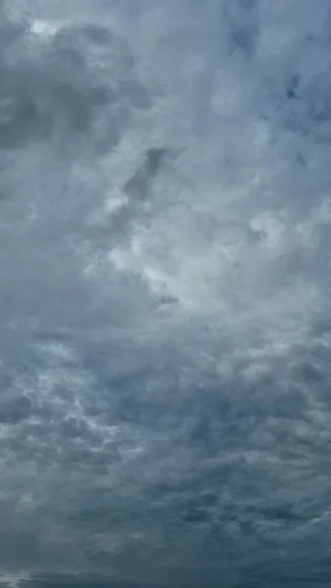 Soft White Clouds in Bright Day Sky Stock Footage 316069434
