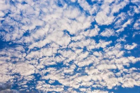 Soft white clouds on sky Stock Photos
