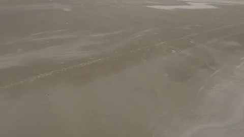 Soft White Sand Beach with Turquoise Water Stock Footage 301732609