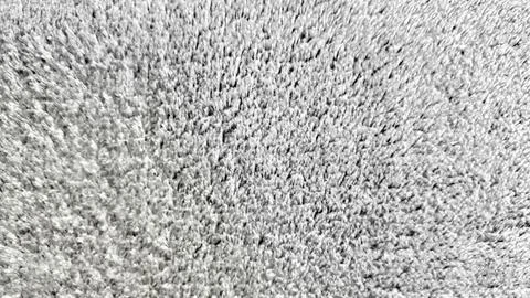 Soft white shag carpet texture macro closeup abstract monochrome fiber elevat Stock Photos