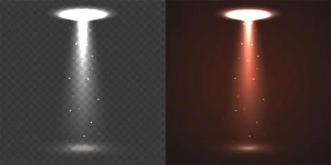 Soft White Single Light Beam 库存插图