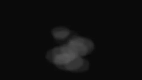 Soft White Smoke and Steam Rising on Black Background Stock Footage 340341091