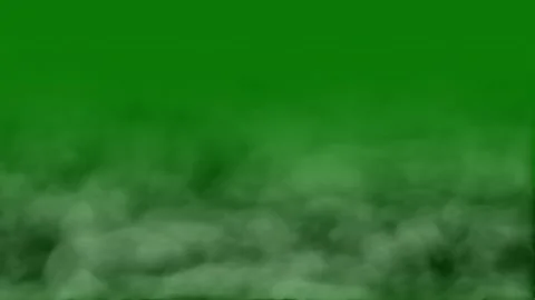 Soft white smoke moving on green screen background animation. Cinematic thick mi 스톡 동영상 342336688