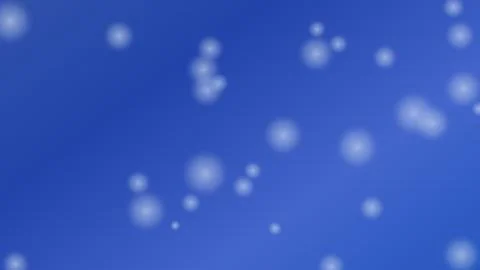 Soft white snow falling on a dark blue background Stock Illustration