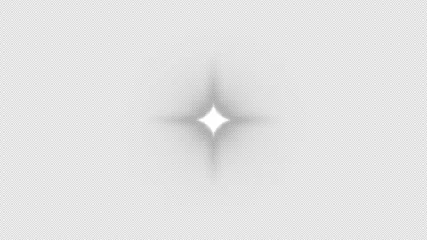 Soft White Star Glint Alpha Overlay Stock Footage 335124121