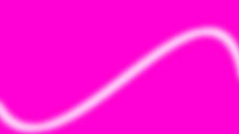 Soft White Wave Line on Pink Background with Blurred Glow Effect Stock Illustration