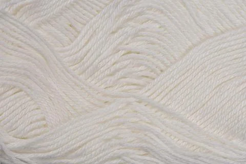 Soft white yarn Stock Photos