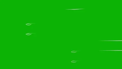 Soft Wind Breeze Animation – Green Screen. Gentle air flow motion  Video stock 325495546