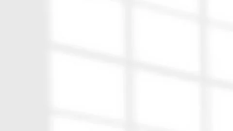 Soft Window Frame Shadow Cast on White Wall Background. Stock Footage 340880131