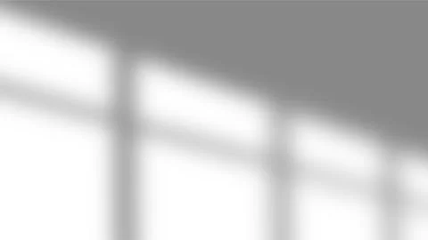 Soft window light and shadow overlay effect on a clean gray wall background. Stock Illustration